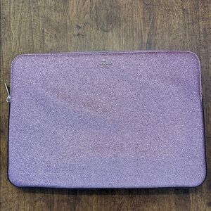 Like new Kate Spade pink glitter laptop sleeve